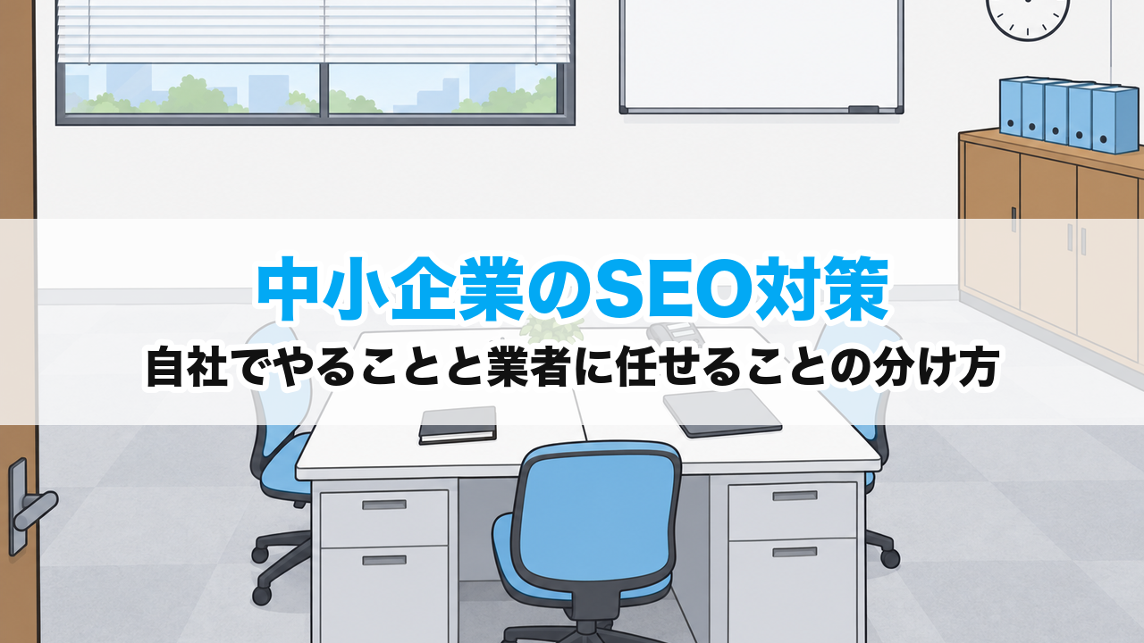 中小企業のSEO対策｜自社でやることと業者に任せることの分け方