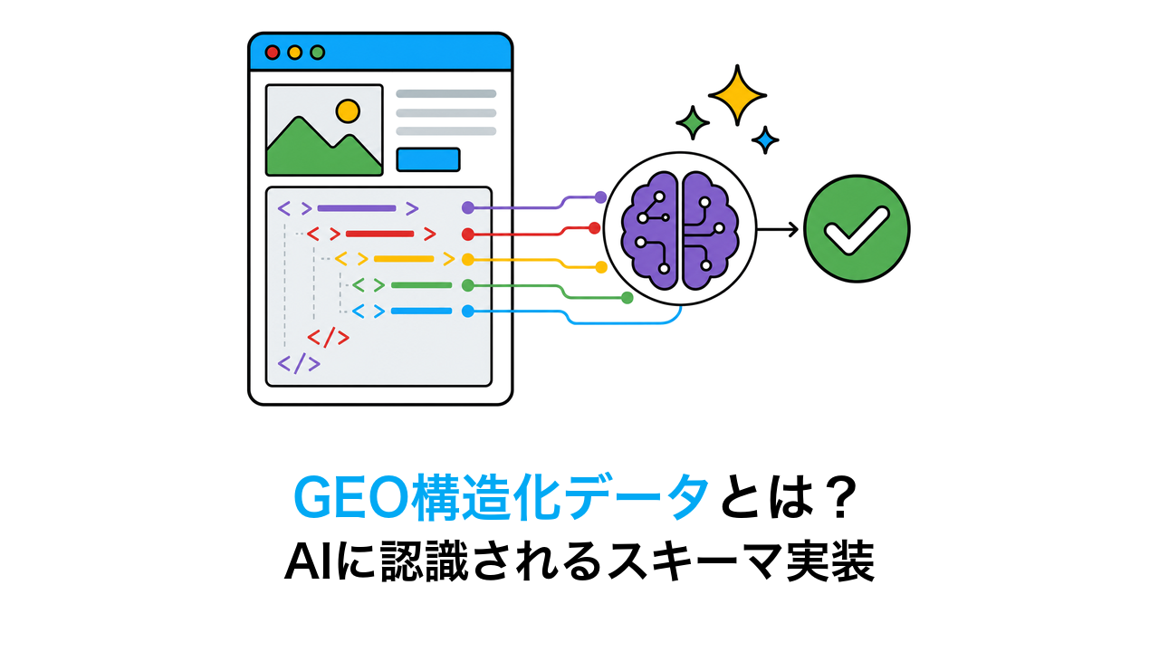 GEO構造化データとは？ChatGPT・Geminiに引用されるJSON-LD実装ガイド