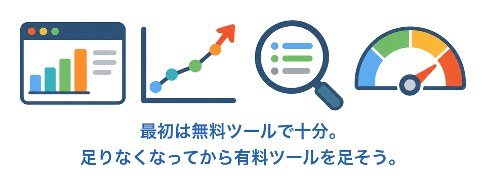 インハウスSEOで使う主なSEOツール